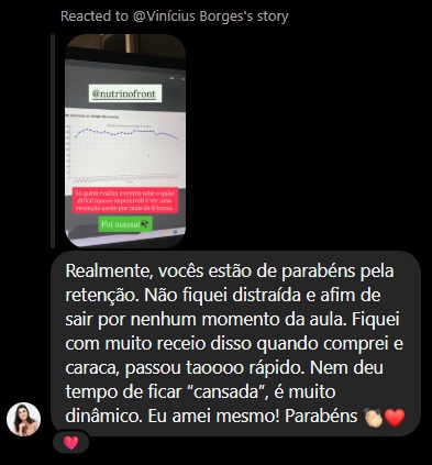 Depoimento de participante